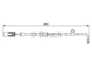 BOSCH 1 987 474 958 įspėjimo kontaktas, stabdžių trinkelių susidėvėjimas 
 Stabdžių sistema -> Susidėvėjimo indikatorius, stabdžių trinkelės
34 35 1 163 065, 34 35 2 229 018