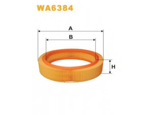 WIX FILTERS WA6384 oro filtras 
 Filtrai -> Oro filtras
142, 1444L3, 1498439, 5000215, 5009226
