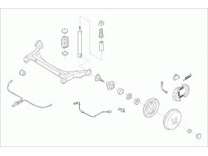 SACHS SEAT-AROSA-RS001 vairavimo mechanizmas; rato pakaba 
 Ašies montavimas/vairavimo mechanizmas/ratai -> Prekių paieška pagal schemą