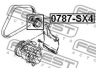 FEBEST 0787-SX4 įtempiklio skriemulys, V formos rumbuotas diržas
49160-70AA0