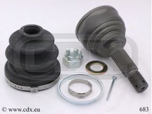 CDX 683 jungčių komplektas, kardaninis velenas 
 Ratų pavara -> Sujungimai/komplektas