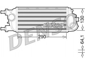 DENSO DIT13003 tarpinis suslėgto oro aušintuvas, kompresorius
51837873