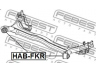 FEBEST HAB-FKR stebulės laikiklio įvorė
42100-SMG-E05, 42100-SMG-E06
