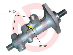 BREMBO M 50 035 pagrindinis cilindras, stabdžiai 
 Stabdžių sistema -> Pagrindinis stabdžių cilindras
0054309801, 010705, 03202517413