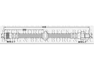 BORG & BECK BBH7134 stabdžių žarnelė 
 Stabdžių sistema -> Stabdžių žarnelės
46201-00QAF, 46201-00QAJ, 4416297