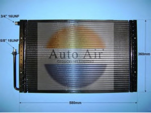 AUTO AIR GLOUCESTER 16-23X14M kondensatorius, oro kondicionierius