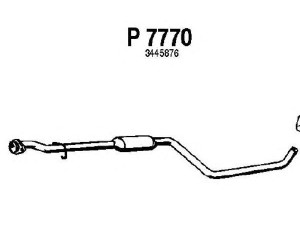 FENNO P7770 vidurinis duslintuvas 
 Išmetimo sistema -> Duslintuvas
3445876, 3453210, 3459111