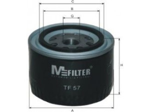 MFILTER TF 57 alyvos filtras 
 Techninės priežiūros dalys -> Techninės priežiūros intervalai
2935 3002, 224 788, 5951891, 7032389