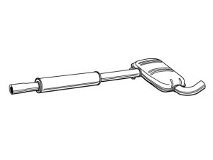 WALKER 70530 vidurinis duslintuvas 
 Išmetimo sistema -> Duslintuvas
1L0253409K, 1L0253409R