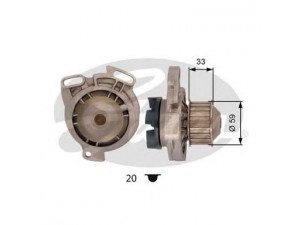 GATES WP0009 vandens siurblys
1257185, 271613, 069121004, 069121004V