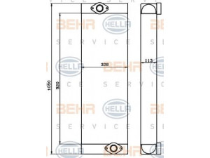 HELLA 8MO 376 949-401 alyvos aušintuvas, variklio alyva
1614 7645 00, 1614 8237 00, 1614 8843 00