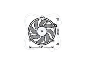 ELECTRO AUTO 32VC018 ventiliatorius, radiatoriaus 
 Aušinimo sistema -> Oro aušinimas
1253C9, 1253R7, 125480, 125487
