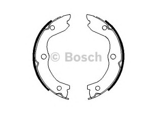 BOSCH 0 986 487 698 stabdžių trinkelių komplektas, stovėjimo stabdis 
 Stabdžių sistema -> Rankinis stabdys
44060 8H725, D4060 8H725