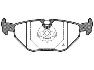 OPEN PARTS BPA0265.00 stabdžių trinkelių rinkinys, diskinis stabdys 
 Techninės priežiūros dalys -> Papildomas remontas
34211154221, 34211157044, 34211157334