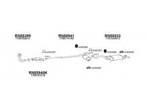 VENEPORTE 550420 išmetimo sistema 
 Išmetimo sistema -> Išmetimo sistema, visa