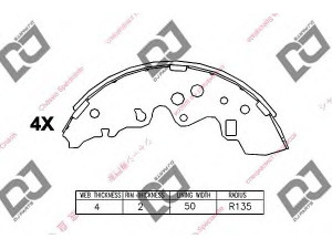 DJ PARTS BS1290 stabdžių trinkelių komplektas 
 Techninės priežiūros dalys -> Papildomas remontas
S4YS2638ZA, S4YS2638ZB, SHY62638Z