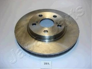 JAPANPARTS DI-281 stabdžių diskas 
 Stabdžių sistema -> Diskinis stabdys -> Stabdžių diskas
43512-05010