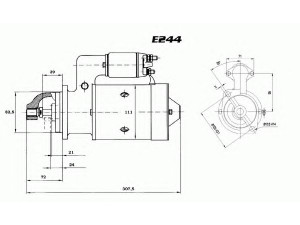 DELCO REMY 19024831 starteris