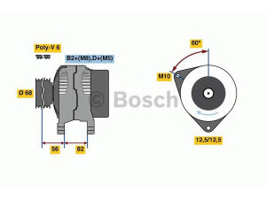BOSCH 0 124 515 099 kintamosios srovės generatorius 
 Elektros įranga -> Kint. sr. generatorius/dalys -> Kintamosios srovės generatorius
504098450