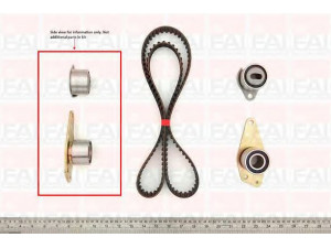 FAI AutoParts TBK92 paskirstymo diržo komplektas 
 Techninės priežiūros dalys -> Papildomas remontas
M618062, 7701471864, 7701471864(KIT)