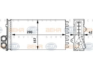 HELLA 8FH 351 313-441 šilumokaitis, salono šildymas 
 Šildymas / vėdinimas -> Šilumokaitis
77 01 035 891, 77 01 035 891