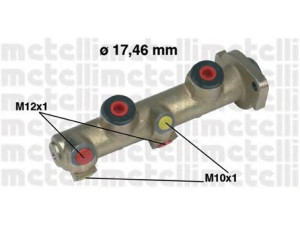 METELLI 05-0141 pagrindinis cilindras, stabdžiai 
 Stabdžių sistema -> Pagrindinis stabdžių cilindras
77 00 724 410, 77 00 724 410