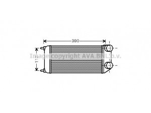 AVA QUALITY COOLING PE4294 tarpinis suslėgto oro aušintuvas, kompresorius 
 Variklis -> Oro tiekimas -> Įkrovos agregatas (turbo/superįkrova) -> Tarpinis suslėgto oro aušintuvas
0384H1