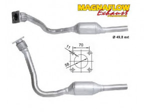 MAGNAFLOW 88834D katalizatoriaus keitiklis 
 Išmetimo sistema -> Katalizatoriaus keitiklis
6N0253208GX