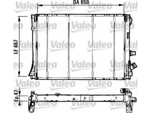 VALEO 731529 radiatorius, variklio aušinimas 
 Aušinimo sistema -> Radiatorius/alyvos aušintuvas -> Radiatorius/dalys
7701041957