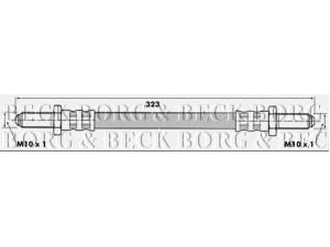 BORG & BECK BBH6513 stabdžių žarnelė 
 Stabdžių sistema -> Stabdžių žarnelės
8926362, 8931784