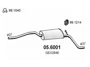 ASSO 05.6001 vidurinis duslintuvas
826094, GEX3846
