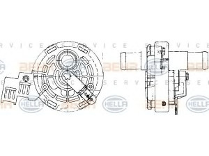 HELLA 9XL 351 328-211 valdymo vožtuvas, aušinimo skystis 
 Šildymas / vėdinimas -> Vožtuvai/valdymas
281 265 551