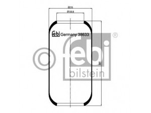 FEBI BILSTEIN 38633 dėklas, pneumatinė pakaba 
 Pakaba -> Pneumatinė pakaba
0 0818 8526, 0818 8526, 818 8526