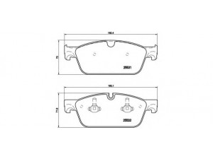 BREMBO P 50 102 stabdžių trinkelių rinkinys, diskinis stabdys 
 Techninės priežiūros dalys -> Papildomas remontas
0064203620, 74207920, A0064203620