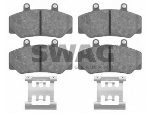 SWAG 55 91 6211 stabdžių trinkelių rinkinys, diskinis stabdys 
 Techninės priežiūros dalys -> Papildomas remontas
271179, 271706, 272180, 272827
