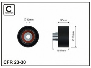 CAFFARO 23-30 kreipiantysis skriemulys, V formos rumbuotas diržas 
 Diržinė pavara -> V formos rumbuotas diržas/komplektas -> Laisvasis/kreipiamasis skriemulys
5751.87, 5751.88, 96410041, 9641004180