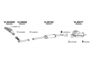 VENEPORTE 900029 išmetimo sistema 
 Išmetimo sistema -> Išmetimo sistema, visa