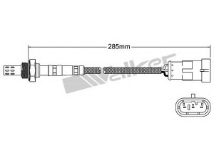 WALKER PRODUCTS 250-23144 lambda jutiklis 
 Variklis -> Variklio elektra
77 00 273 715, 7700872820