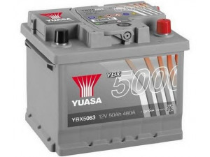 YUASA YBX5063 starterio akumuliatorius 
 Elektros įranga -> Akumuliatorius