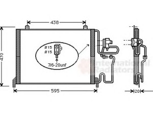 VAN WEZEL 43005144 kondensatorius, oro kondicionierius 
 Oro kondicionavimas -> Kondensatorius
7701039743, 7701205214