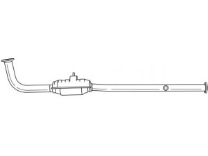 AKS DASIS SG70125 katalizatoriaus keitiklis