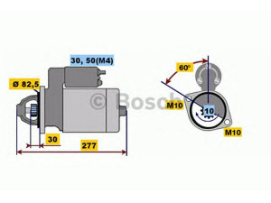 BOSCH 0 001 218 110 starteris 
 Elektros įranga -> Starterio sistema -> Starteris