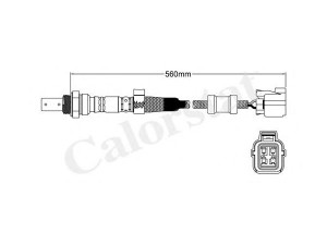 CALORSTAT by Vernet LS150050 lambda jutiklis 
 Variklis -> Variklio elektra
22641-AA140, 22641-AA280
