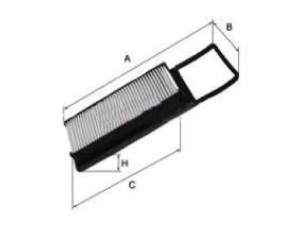 UNIFLUX FILTERS XA737 oro filtras 
 Filtrai -> Oro filtras
17220 PWA 003, 17220 PWC 000, 17220-PWA-003