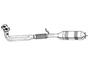 AKS DASIS SG65147 katalizatoriaus keitiklis