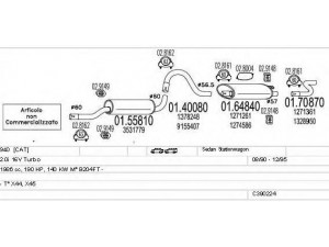 MTS C390224008153 išmetimo sistema