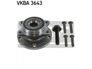 SKF VKBA 3643 rato guolio komplektas 
 Ašies montavimas/vairavimo mechanizmas/ratai -> Rato stebulė/montavimas -> Rato guolis
1T0 498 621, 3C0 498 621, 5K0 498 621