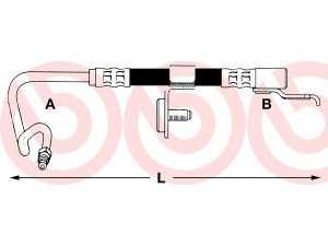 BREMBO T 24 071 stabdžių žarnelė 
 Stabdžių sistema -> Stabdžių žarnelės
1000744, 6823335, 92AB2282BB, 92AB2282BC