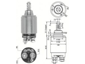 MAGNETI MARELLI 940113050252 solenoidinis jungiklis, starteris