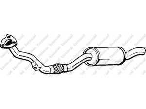 BOSAL 233-073 priekinis duslintuvas 
 Išmetimo sistema -> Duslintuvas
8D0 253 209 C, 8D0 253 209 C